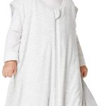 GUNAMUNA Wearable Premium Duvet Sack Walker, Luxury Duvet 2.6 TOG, Unisex Baby Sleep Bag with Feet, Easy Potty Diaper-Zipper, Heather Grey, 18 to 24 Months